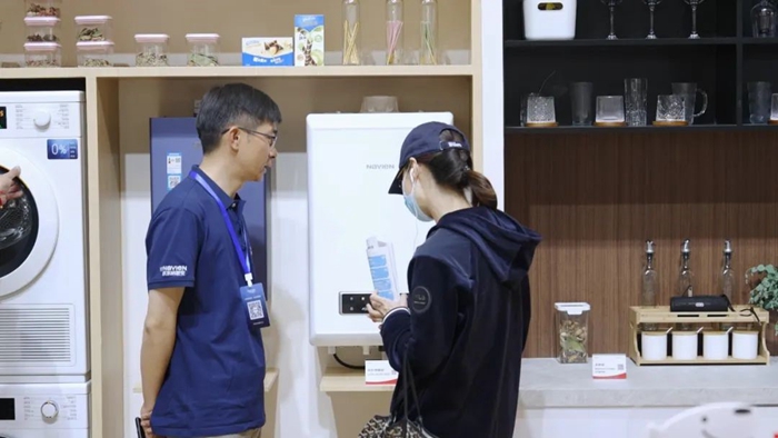 2023AWE圓滿落幕，慶東納碧安引領(lǐng)冷凝壁掛爐發(fā)展新風(fēng)尚